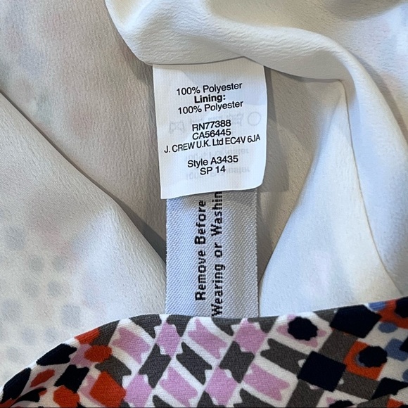 J Crew Geometric Pattern Pencil Skirt EUC like new - Picture 5 of 7